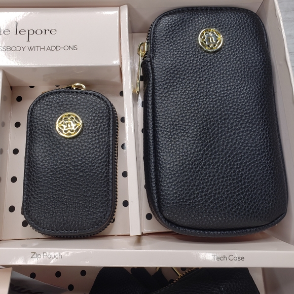 Nanette Lepore Vegan Leather Purse Tech Case Crossbody Bag NEW Gold Chic - Picture 5 of 7